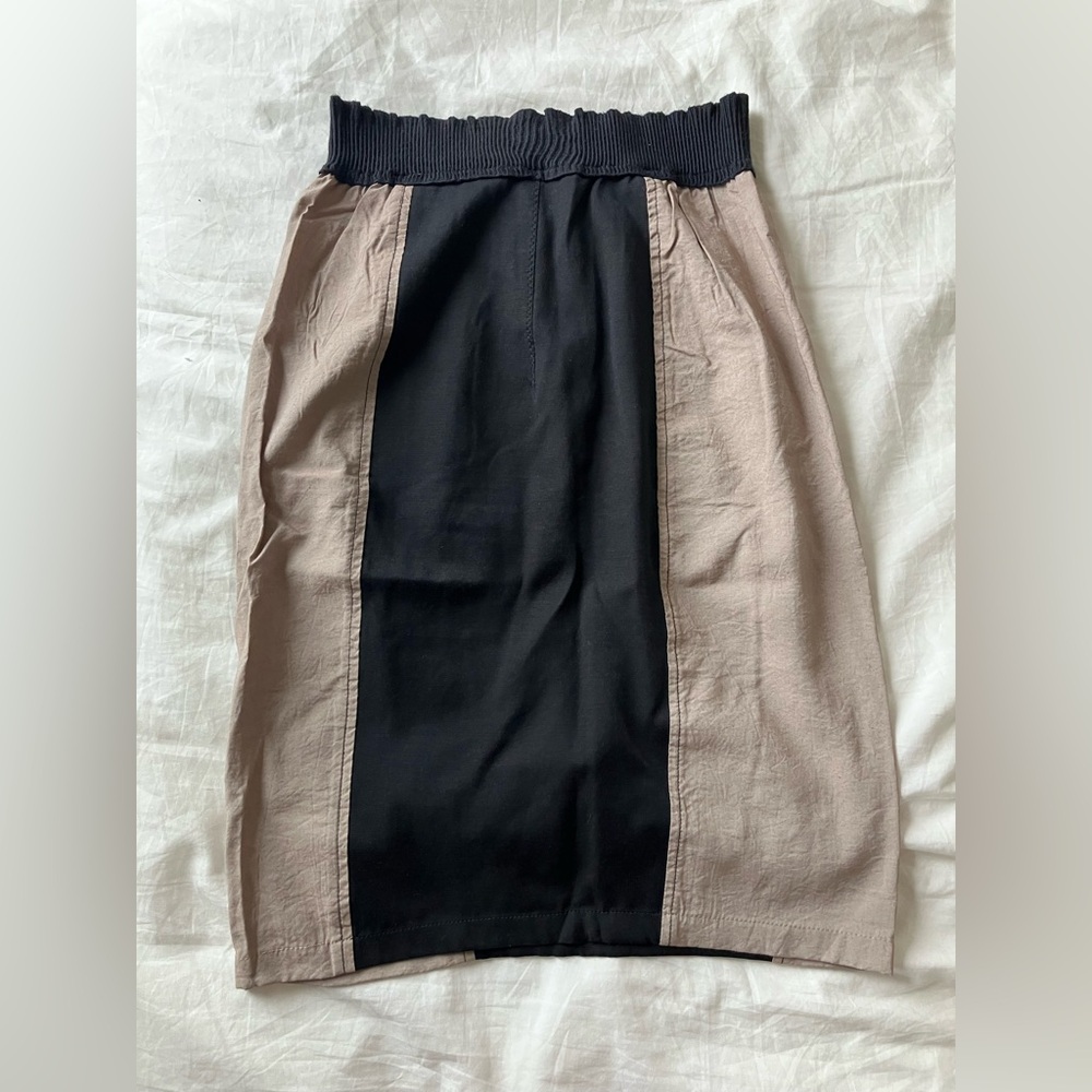 Sonia Marohn Vintage Color Block Skirt